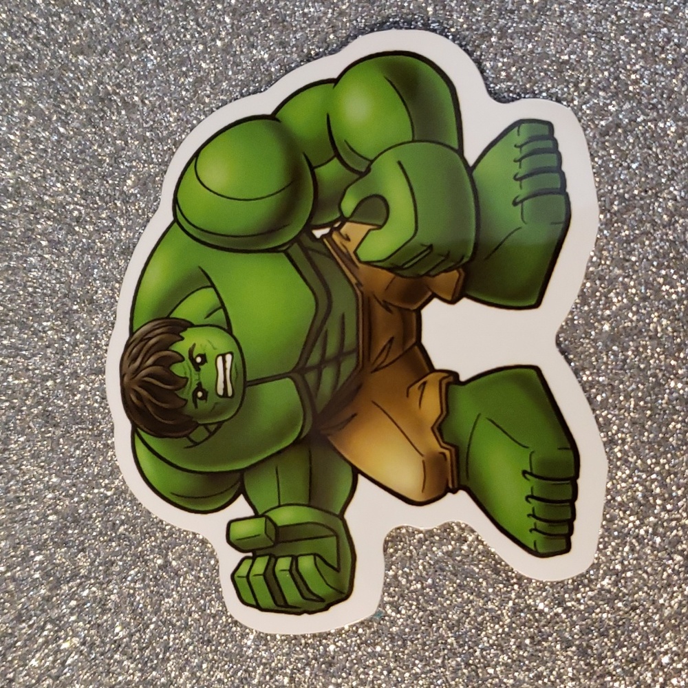 MARVEL Avengers LEGO HULK Sticker waterproof